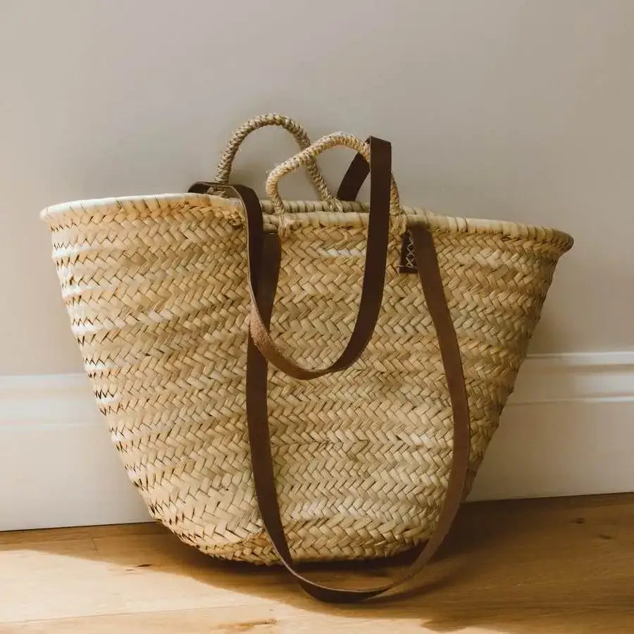 Double Handle French Shopping Basket