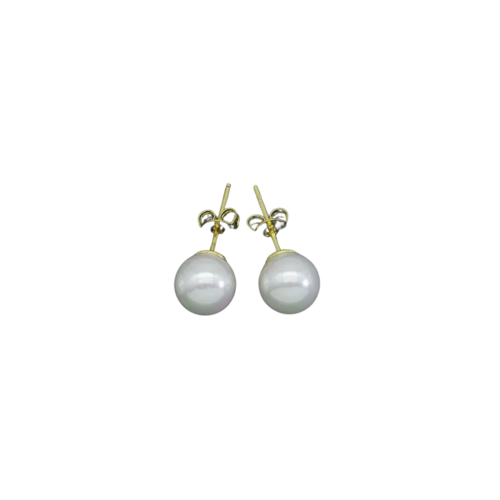 Sonny Pearl Studs - Gold