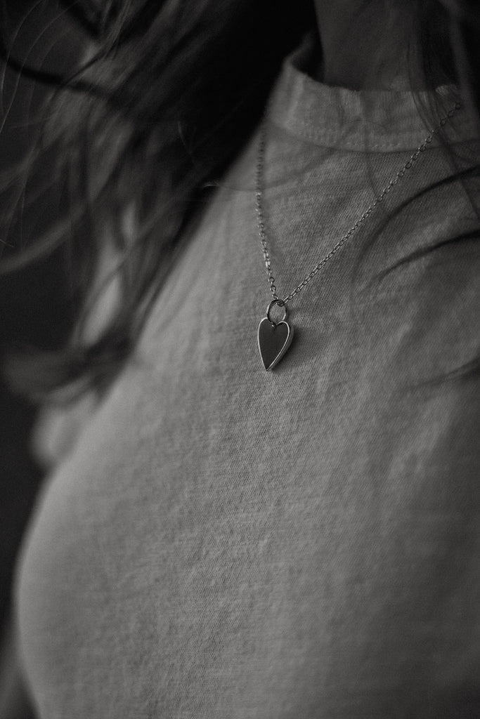 Lover Necklace - Charcoal Grey